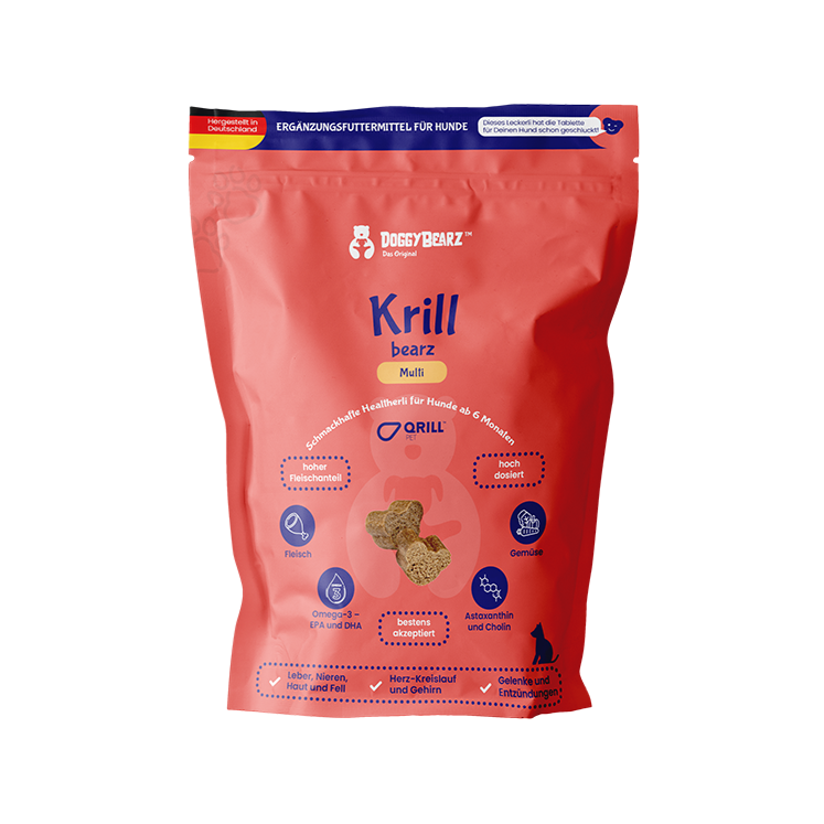 Krill Bearz für Hunde mit antarktischem Krill von DoggyBearz