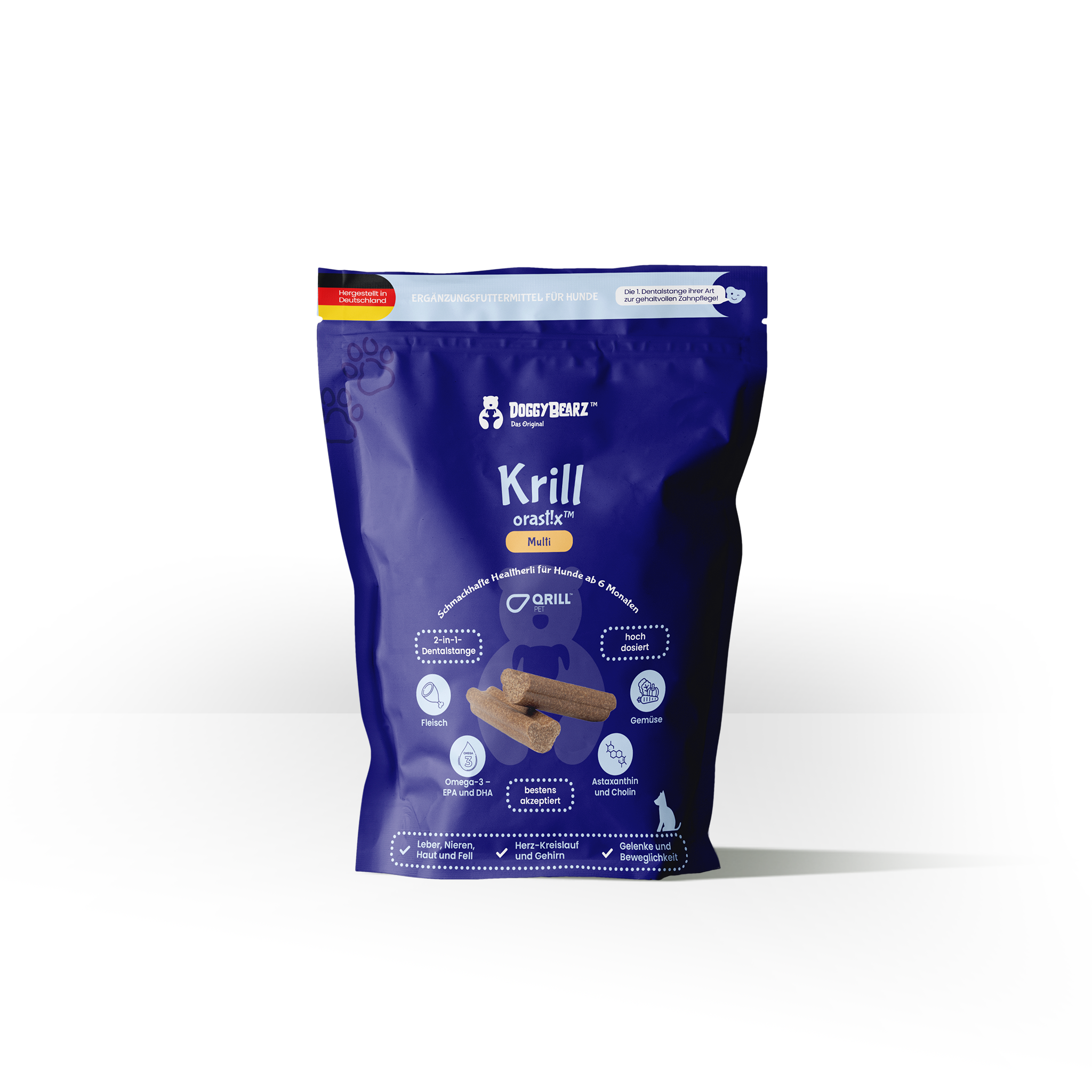 Krill orast!x für Hunde, mit antarktischem Krill, von DoggyBearz