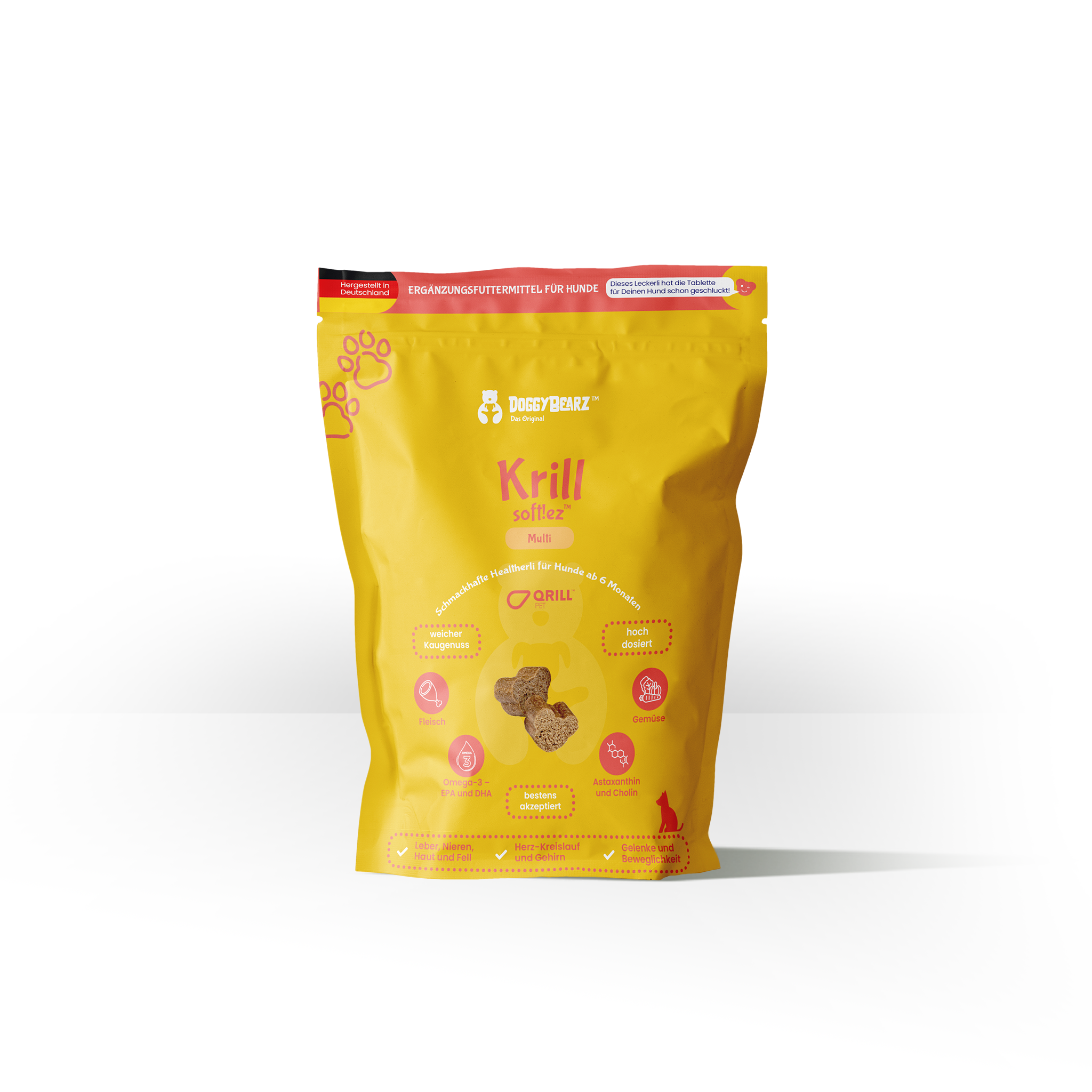 Krill soft!ez für Hunde, mit antarktischem Krill, von DoggyBearz