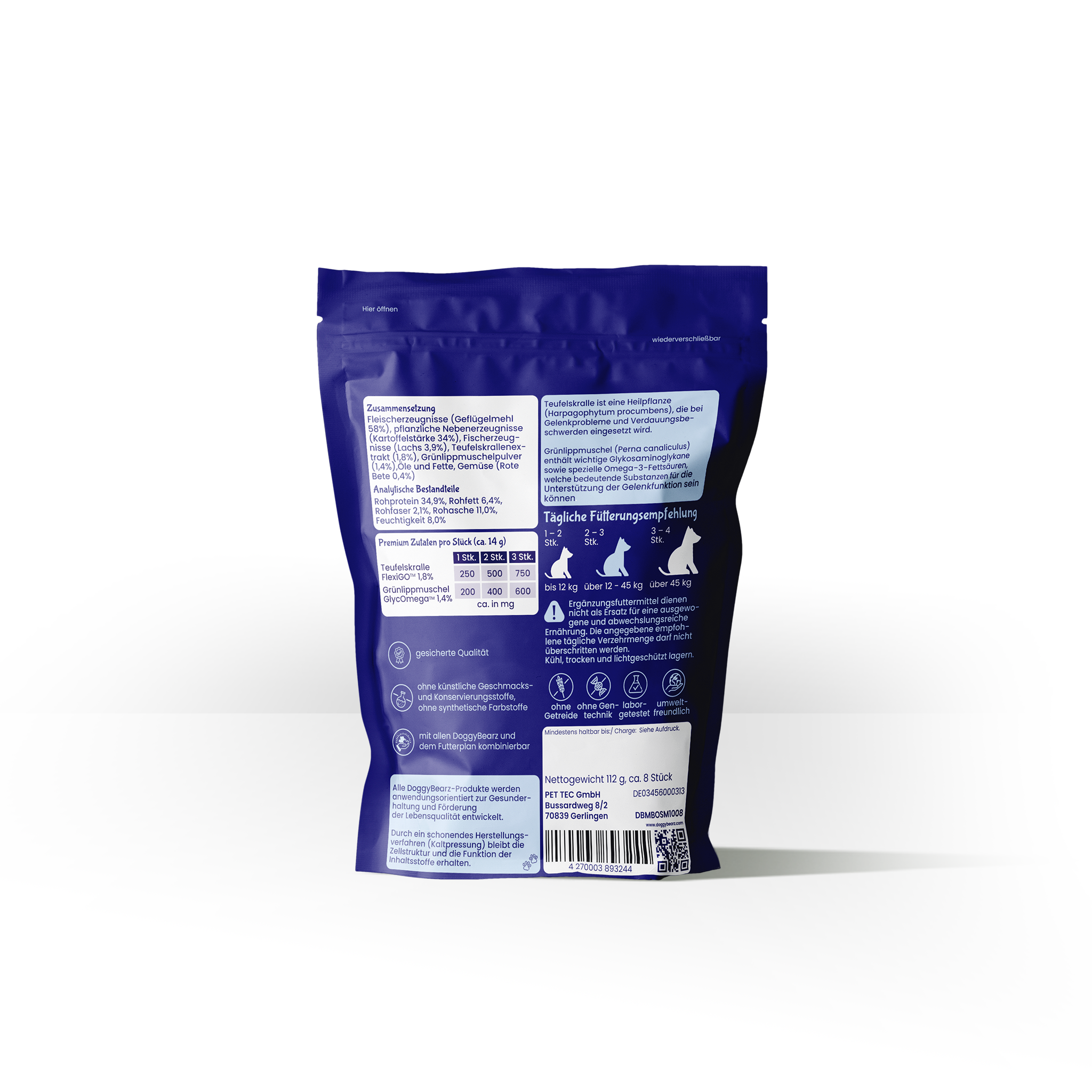 Mobility Orast!x für Hunde mit Teufelskralle und Grünlippenmuschel von DoggyBearz