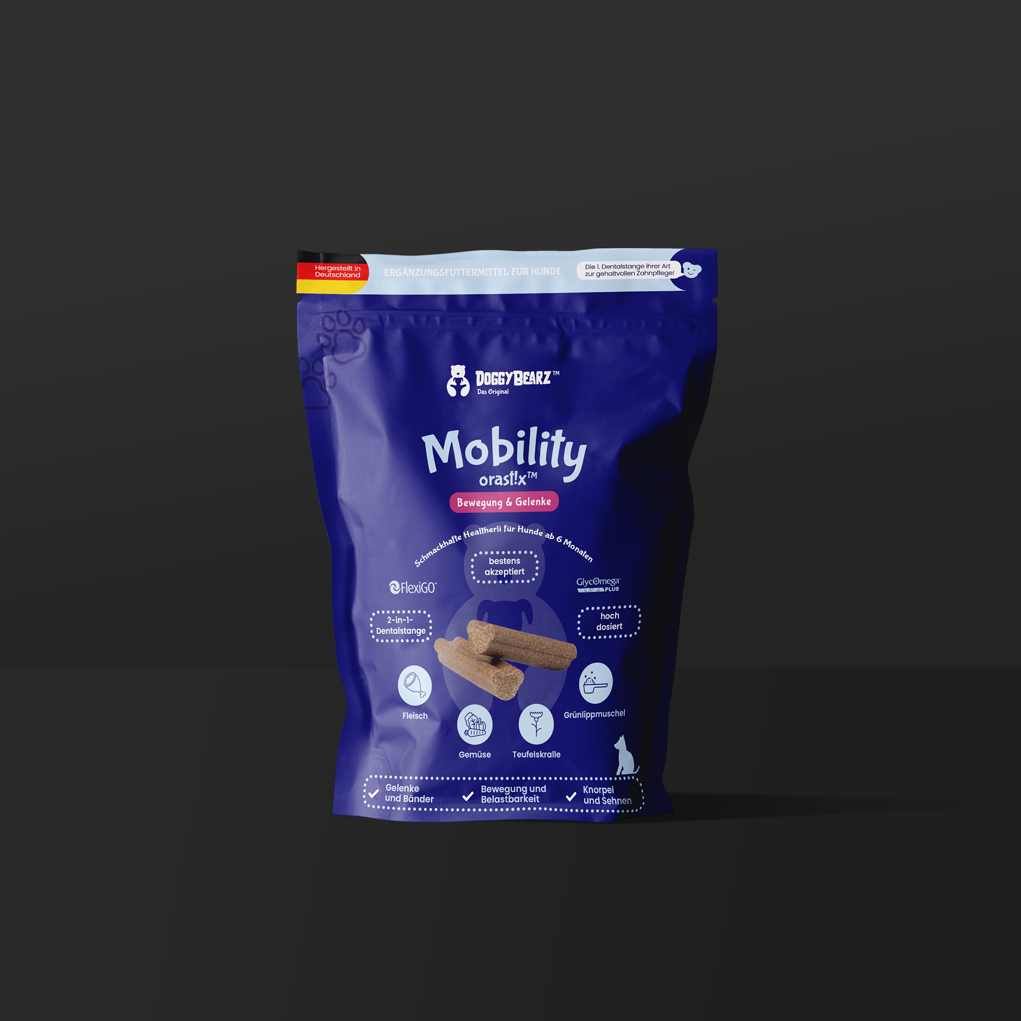 Mobility Orast!x für Hunde mit Teufelskralle und Grünlippenmuschel von DoggyBearz