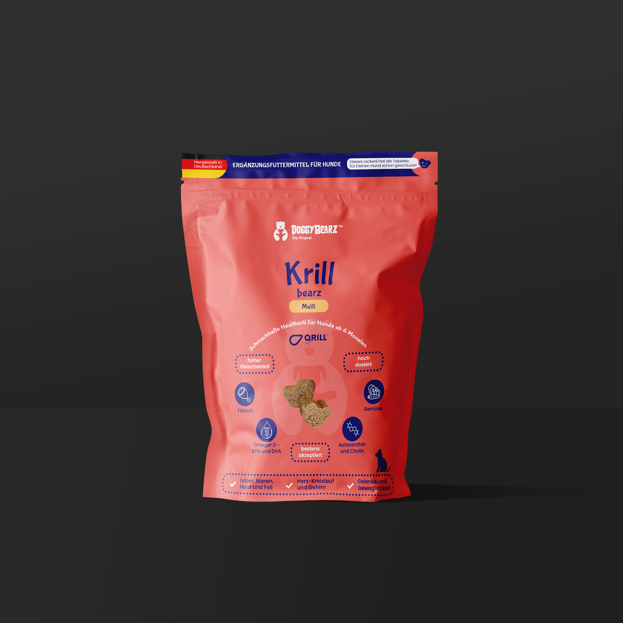 Krill Bearz für Hunde mit antarktischem Krill von DoggyBearz