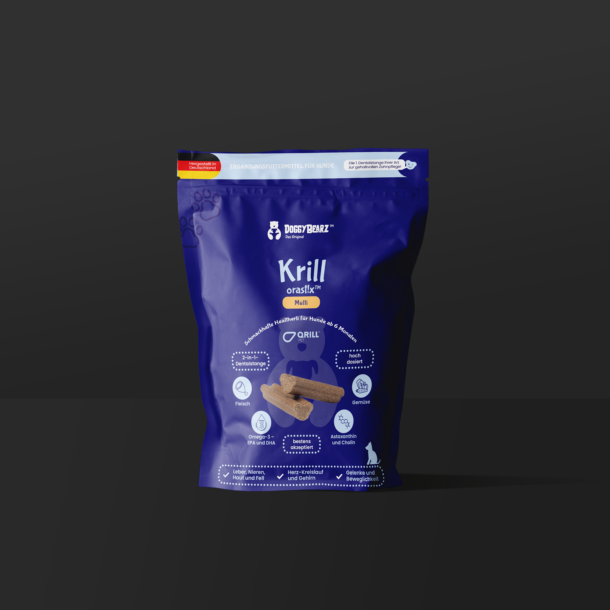 Krill Orast!x für Hunde mit antarktischem Krill von DoggyBearz