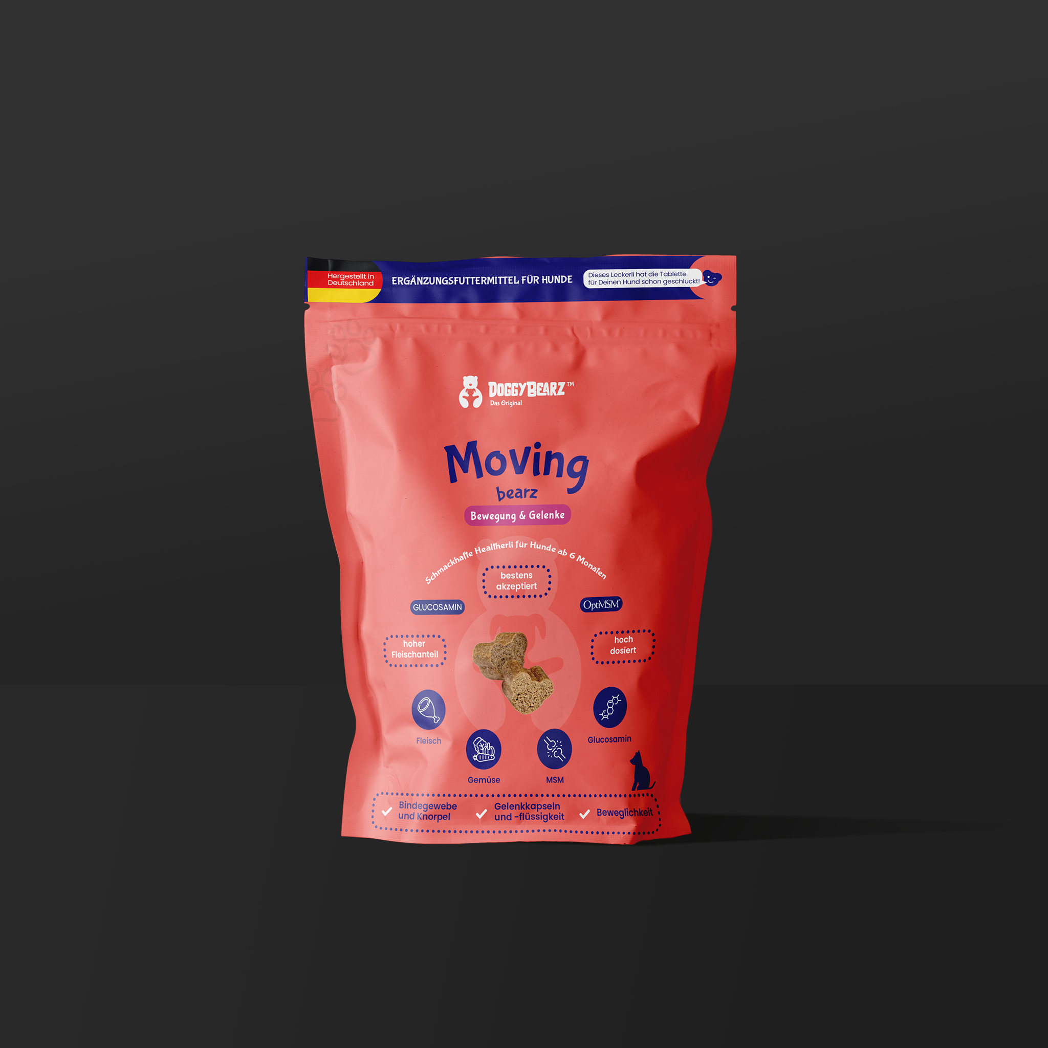Moving Bearz für Hunde mit Glucosamin und MSM von DoggyBearz