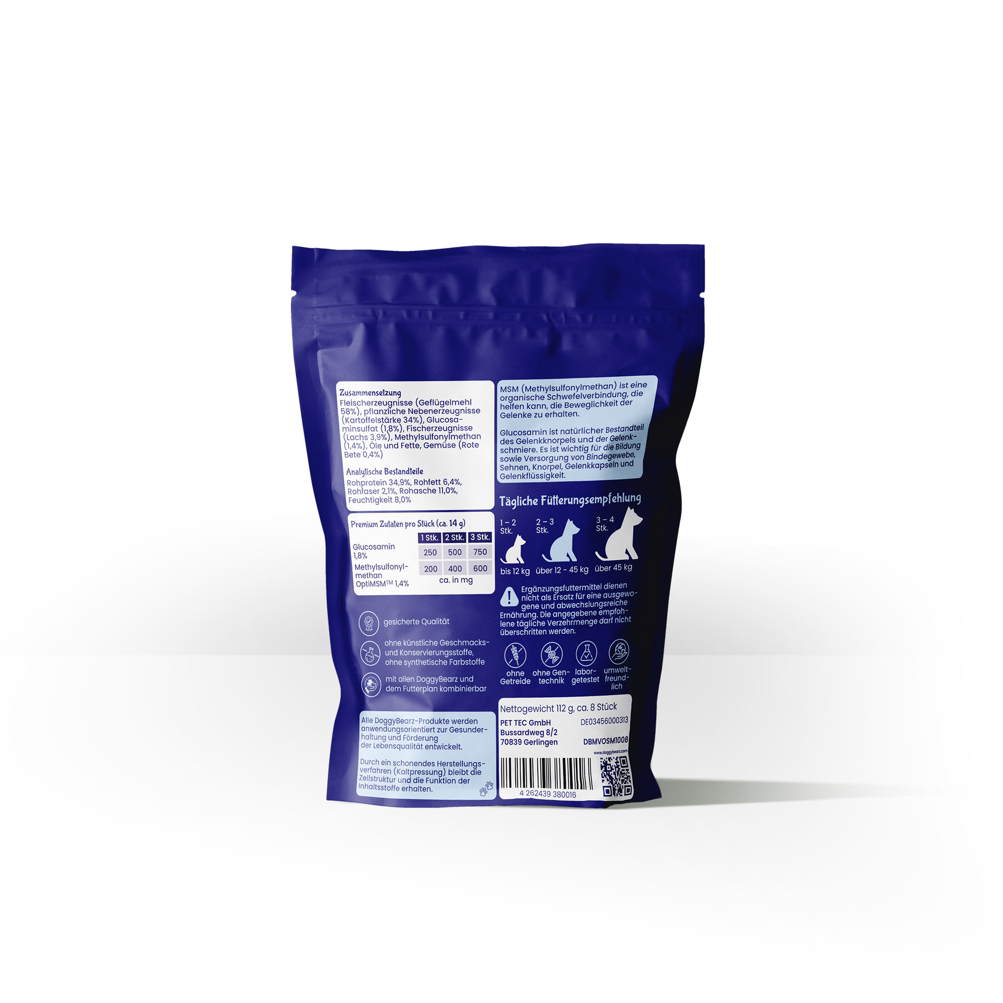 Moving Orast!x für Hunde mit Glucosamin und MSM von DoggyBearz